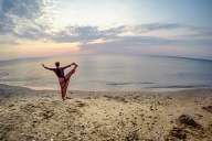 Yoga on the beach