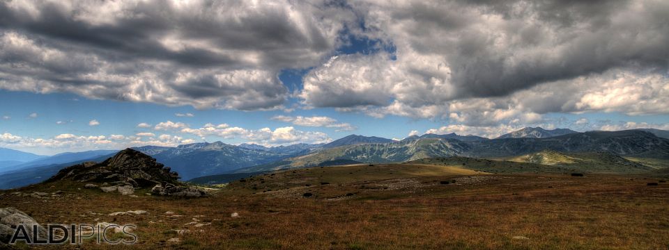 Panoramic view of the Musala peak