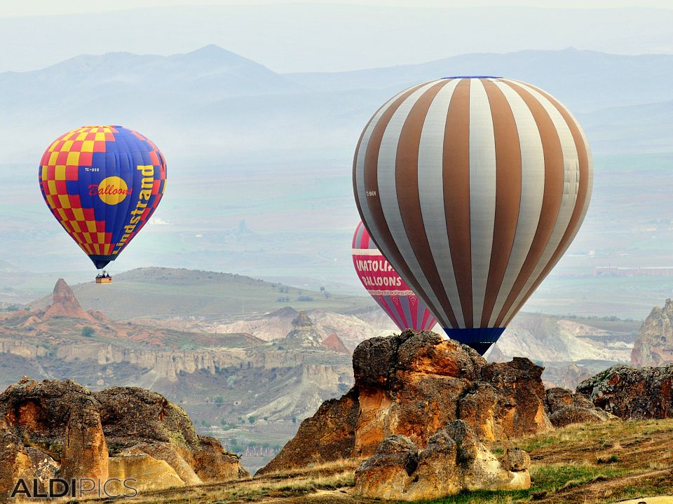 Cappadocia: balloons, balloons...