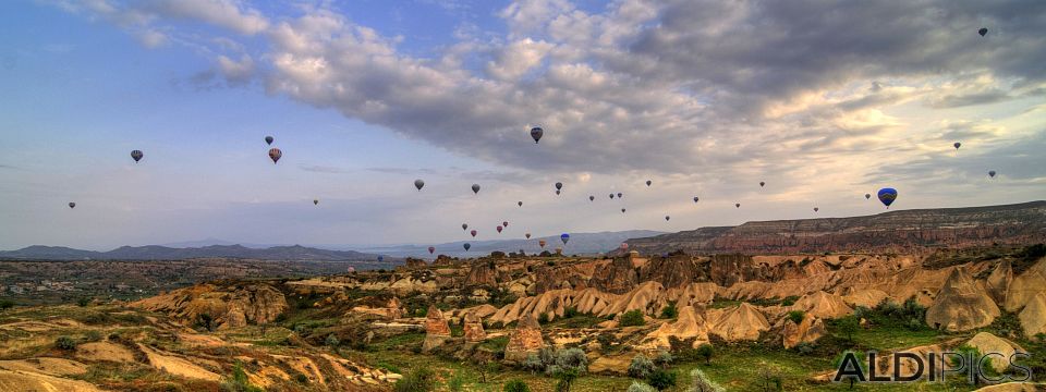 Cappadocia: balloons, balloons...
