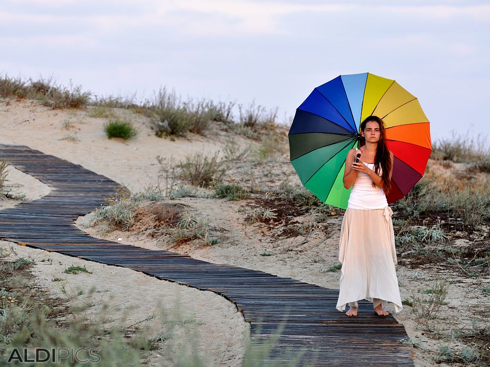 On the beach 
(model: Iliyana Veleva)