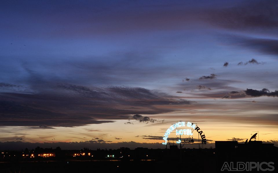 Sunset in Marrakesh