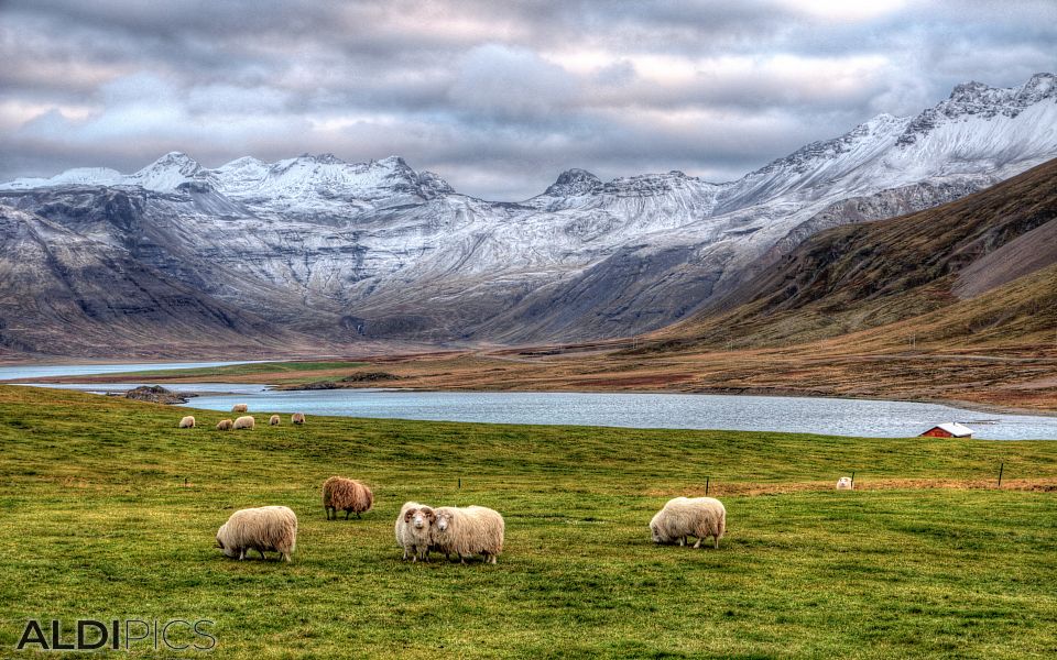 Mountains in West Iceland