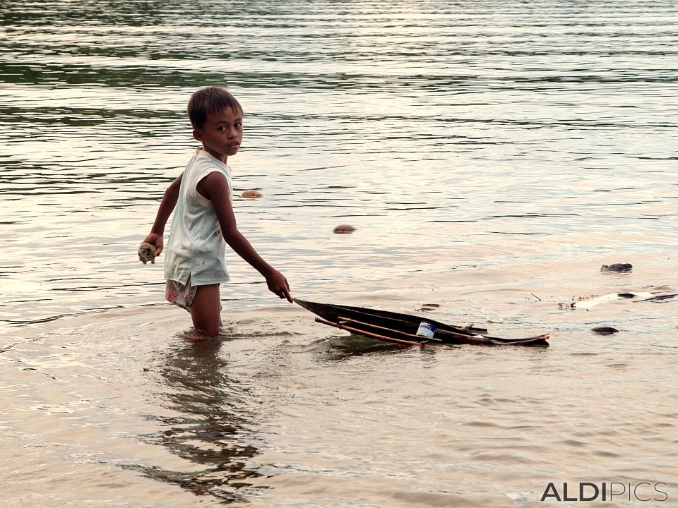 Playing with boats