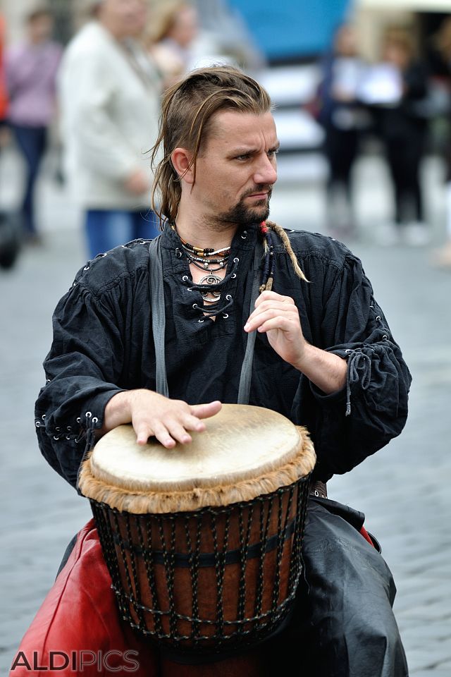 Street musicians