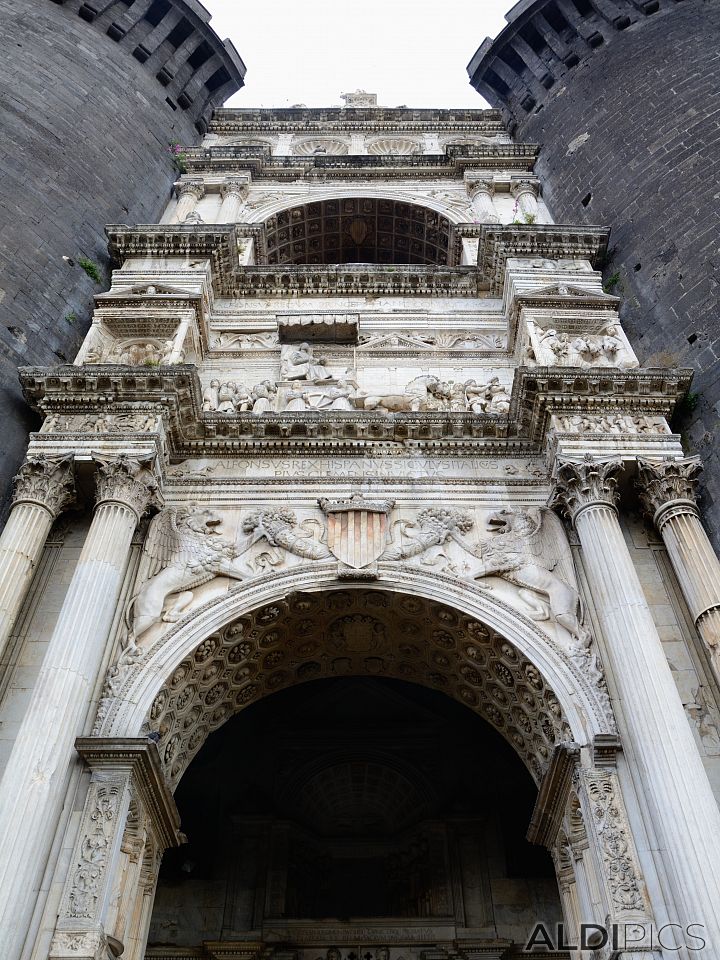 Temple in Naples, Italy