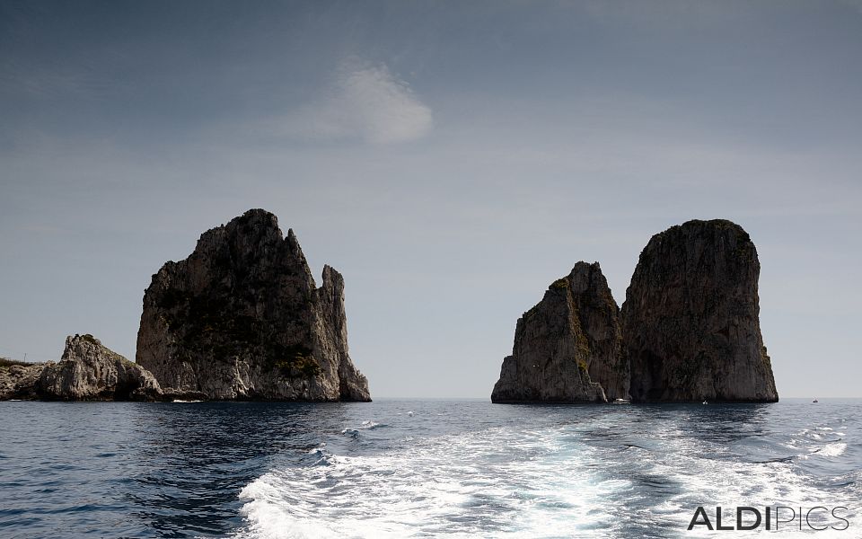 Rocks near Capri