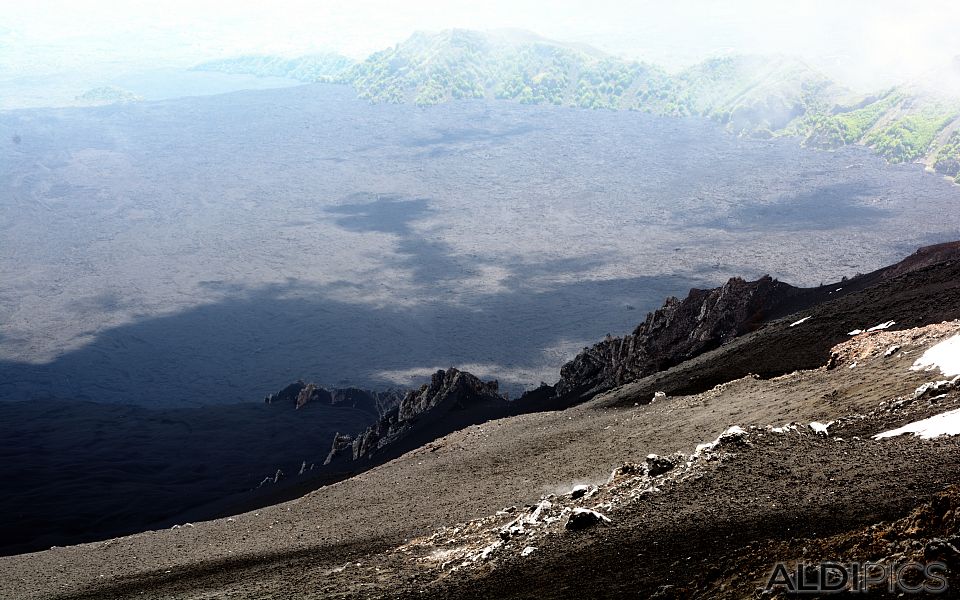Crater of Mount Etna