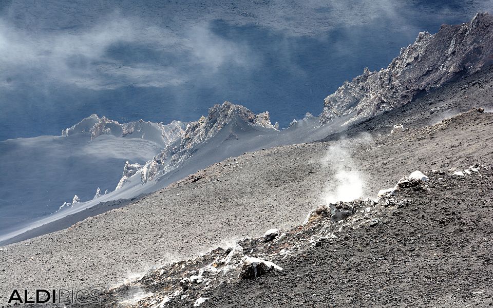 Crater of Mount Etna