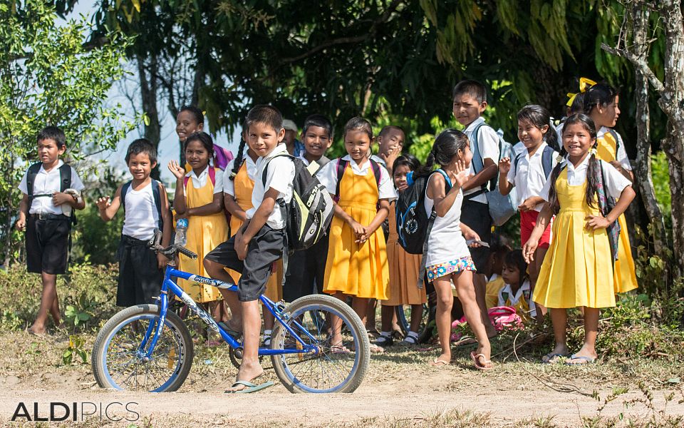 Children from the village