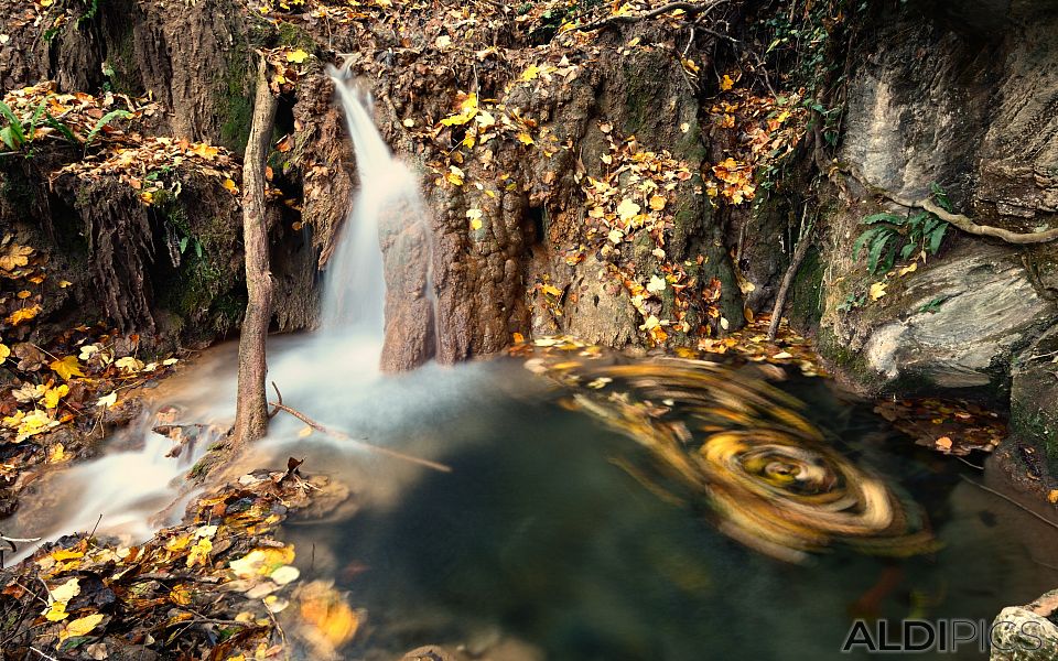 Creek near the path