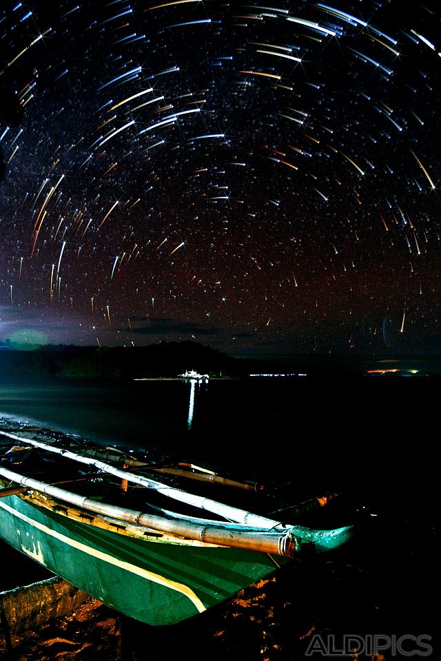 Startrails on the island of Ticao