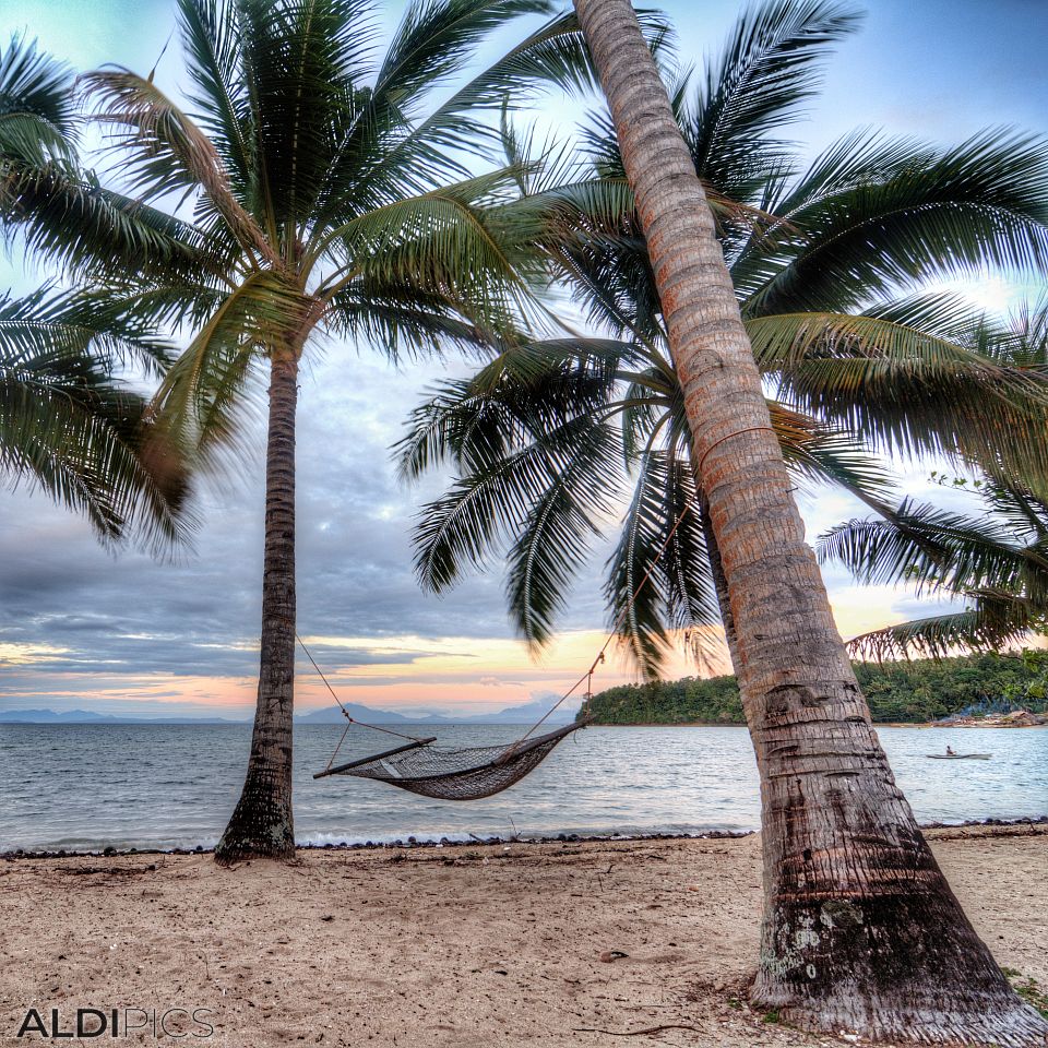 Sunset from the hammock