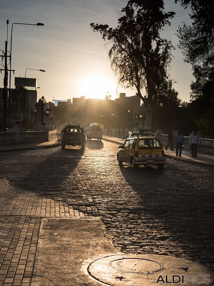 The streets of Arequipa