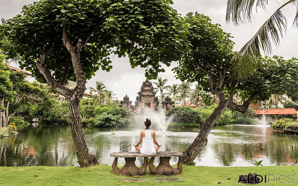 Meditation on the lake