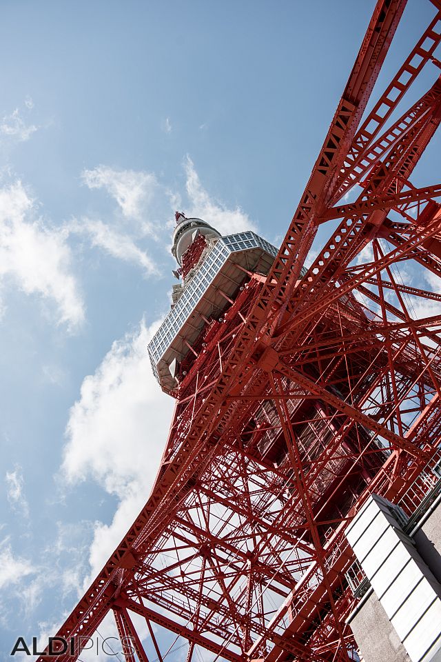 The old TV tower of Tokyo