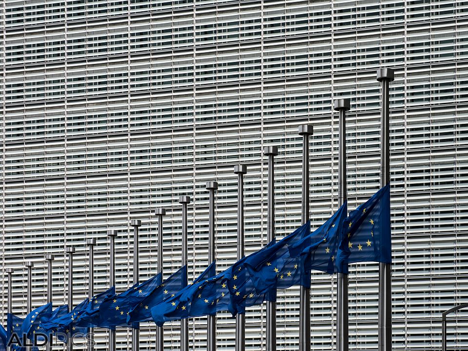 Сградата на европейската комисия в Брюксел