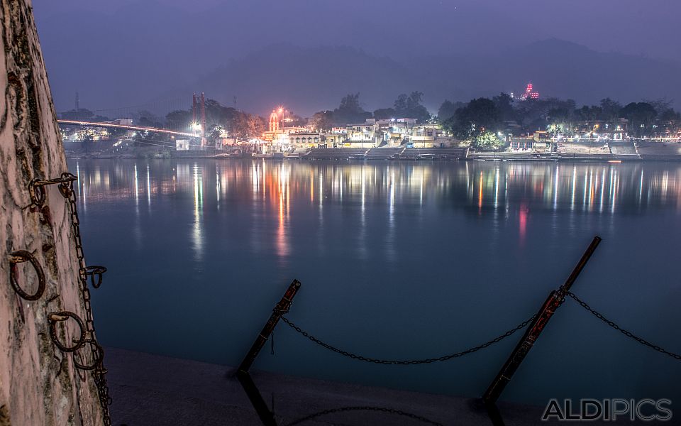 Rishikesh in the evening