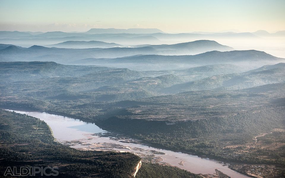 Somewhere over Laos