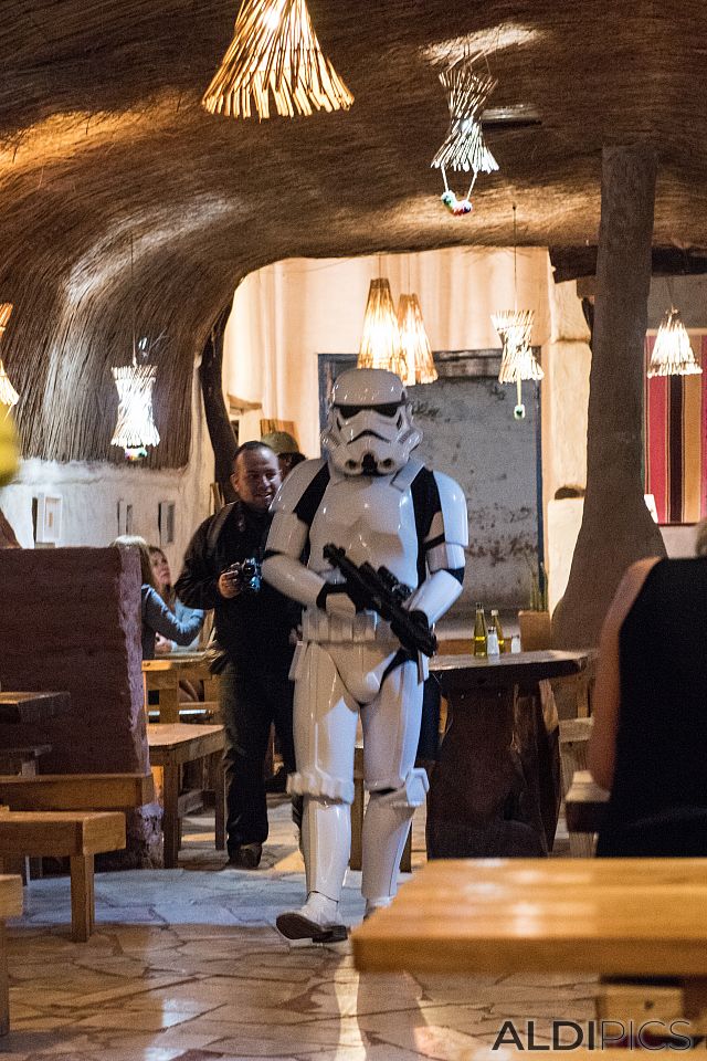 Star Wars trooper in San Pedro de Atacama