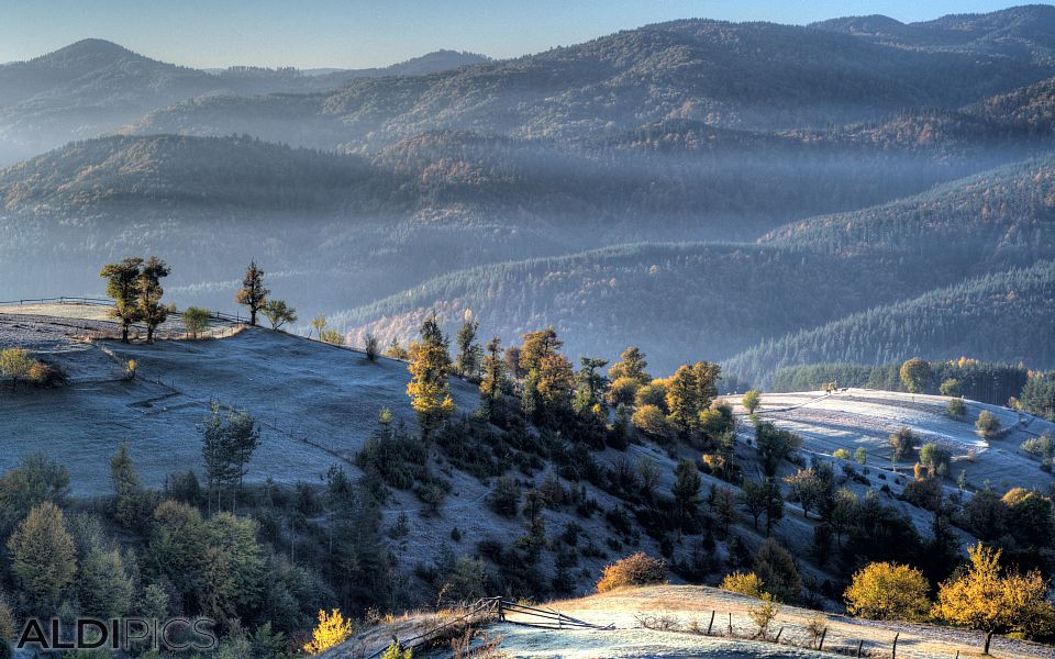 Autumn morning over Western Rhodope