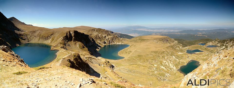 Панорама от Седемте Рилски езера