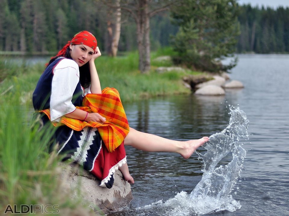 Girl near Lake (model: Stella Tasheva)