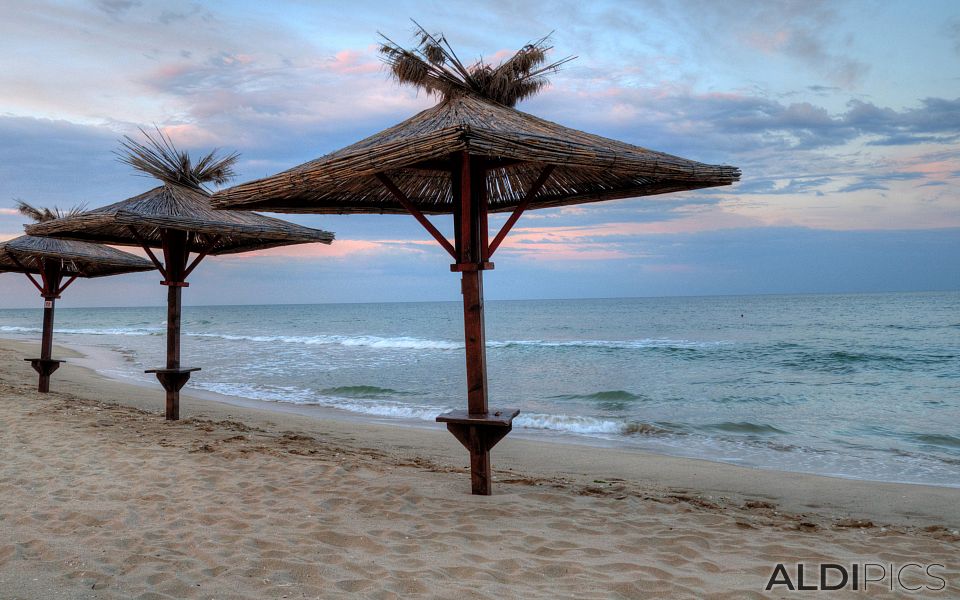 Umbrellas on the beach