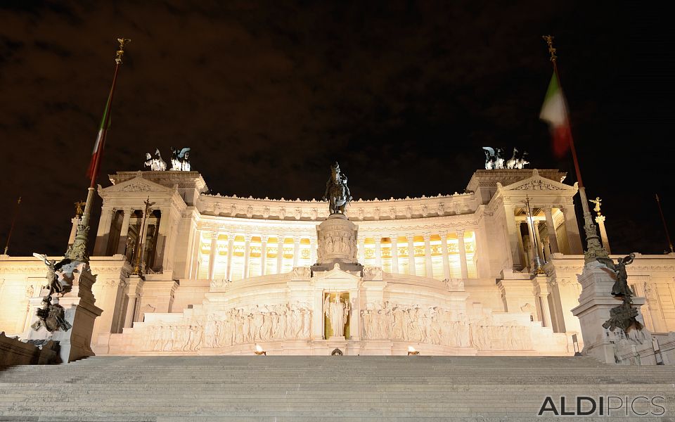 Rome at night