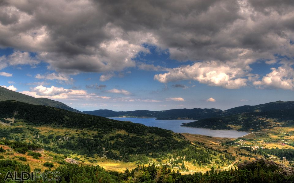 View of the lake Belmeken