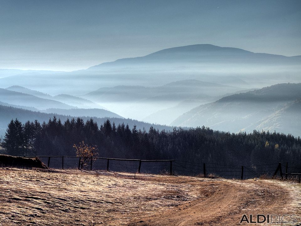 Autumn morning over Western Rhodope