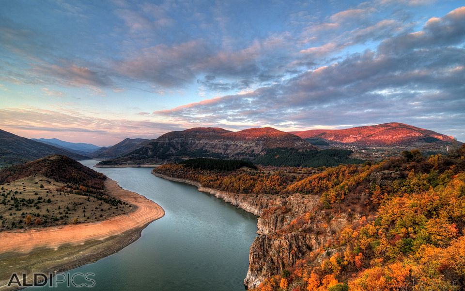 Meanders of the Arda River near Ardino