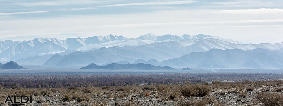 Altai mountain ranges
