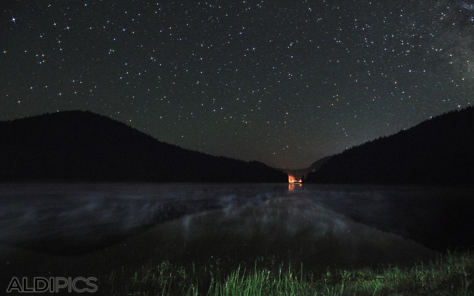 Starry sky over Little Beglik