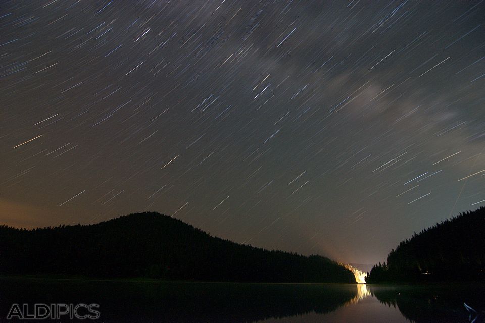 Starry sky over Little Beglik