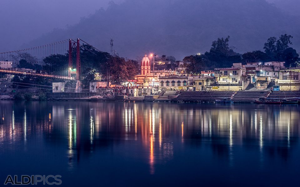 Rishikesh in the evening