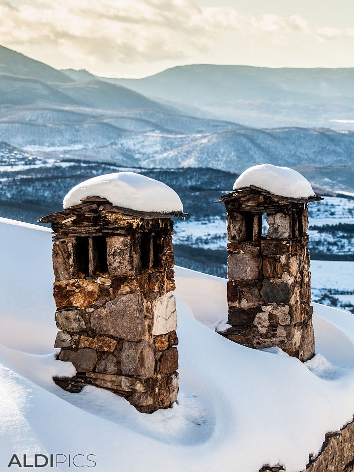 Old houses of the Jrebichko village