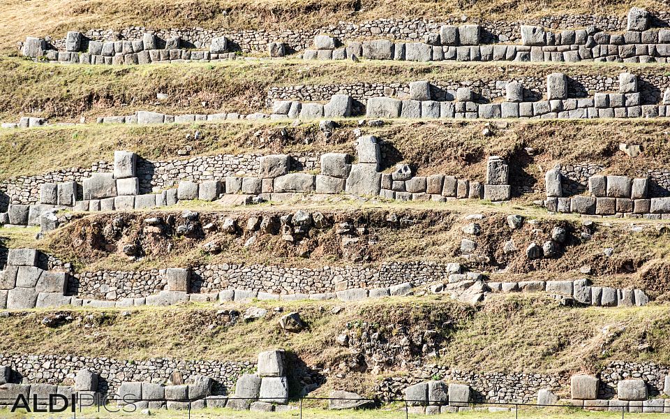 Old villages of the Incas near Cusco