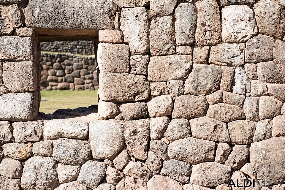 Old villages of the Incas near Cusco