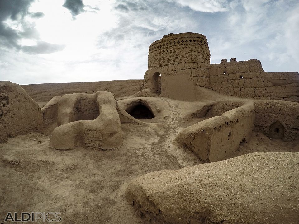 The ancient brick castle Narin