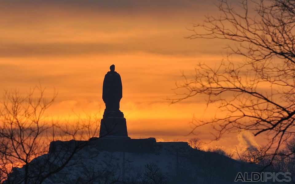 Alyosha in sunset