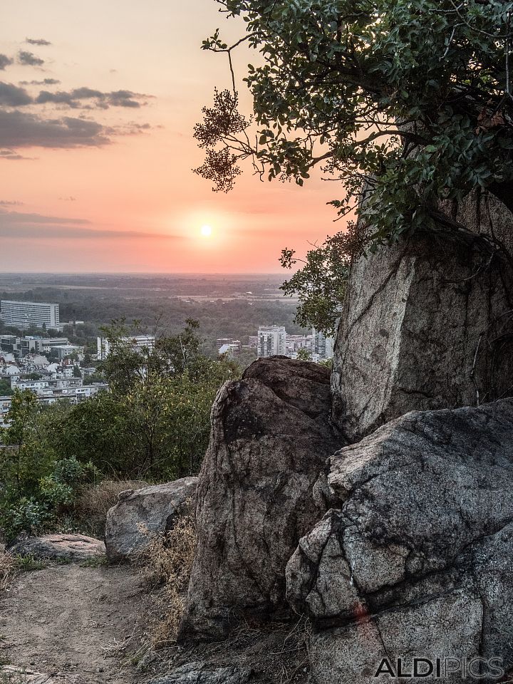 Sunset from the hill