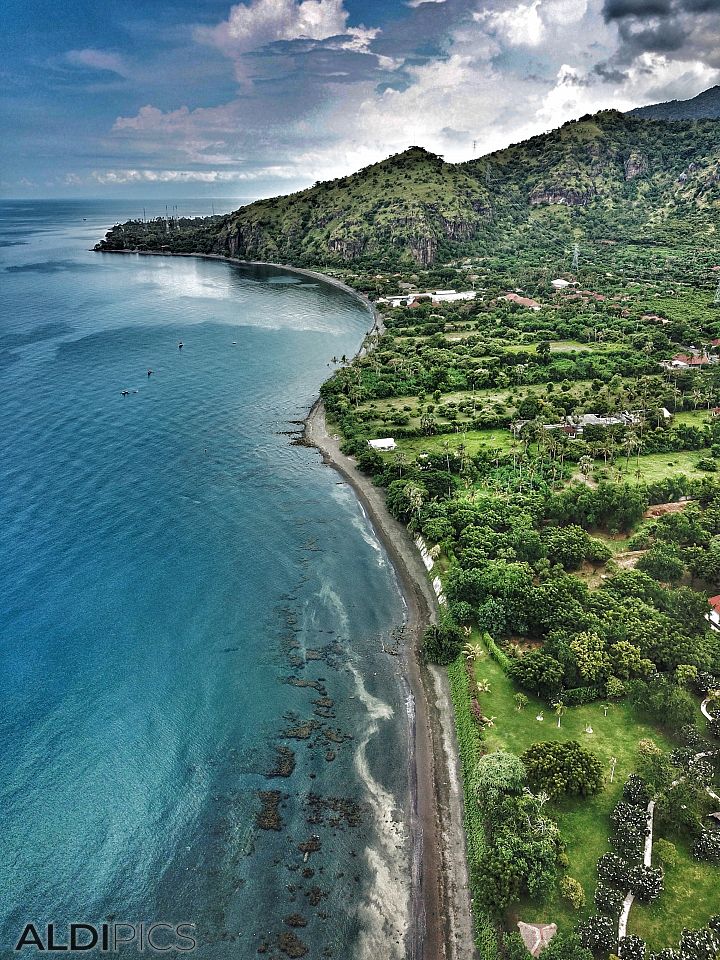 Pemuteran's coast