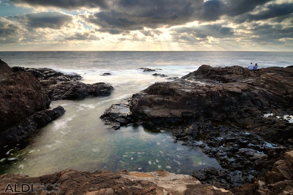 Rocks along the bay of Ahtopol