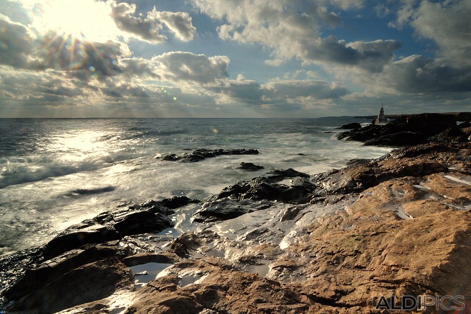 Rocks along the bay of Ahtopol