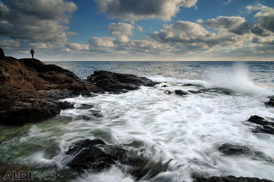 Rocks along the bay of Ahtopol