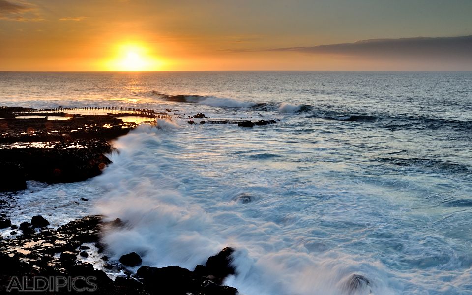 Sunset over Agaete