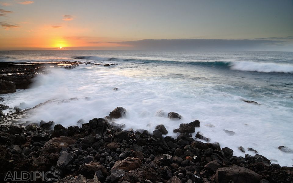 Sunset over Agaete