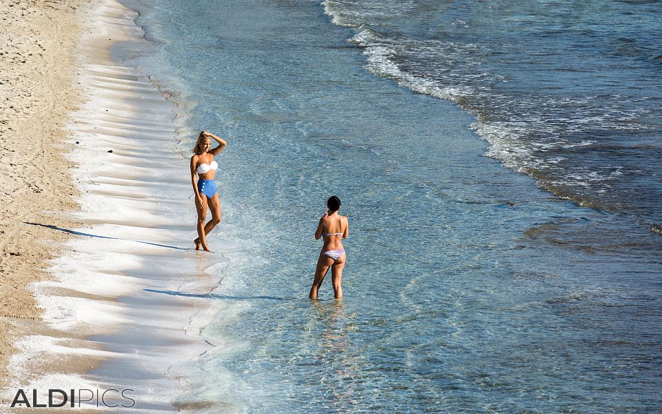 Photo session on the beach