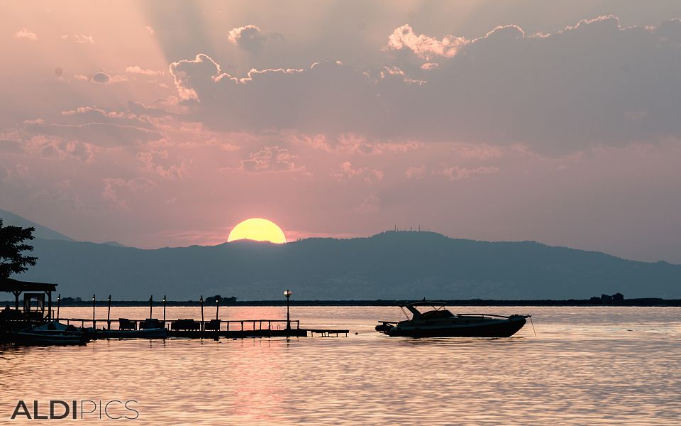 Sunset over Keramoti